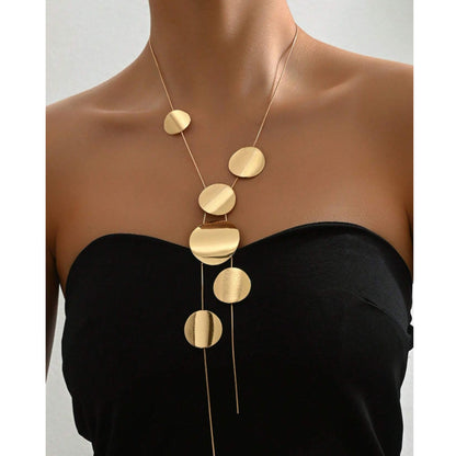 The Cascading Disc Necklace