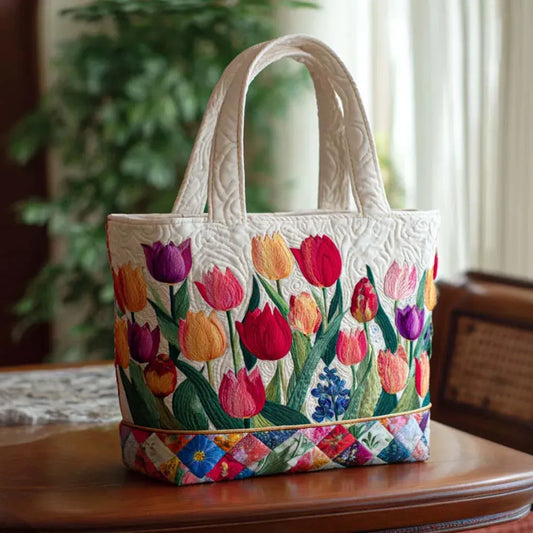 The Tulip Tote - Quilted Bag