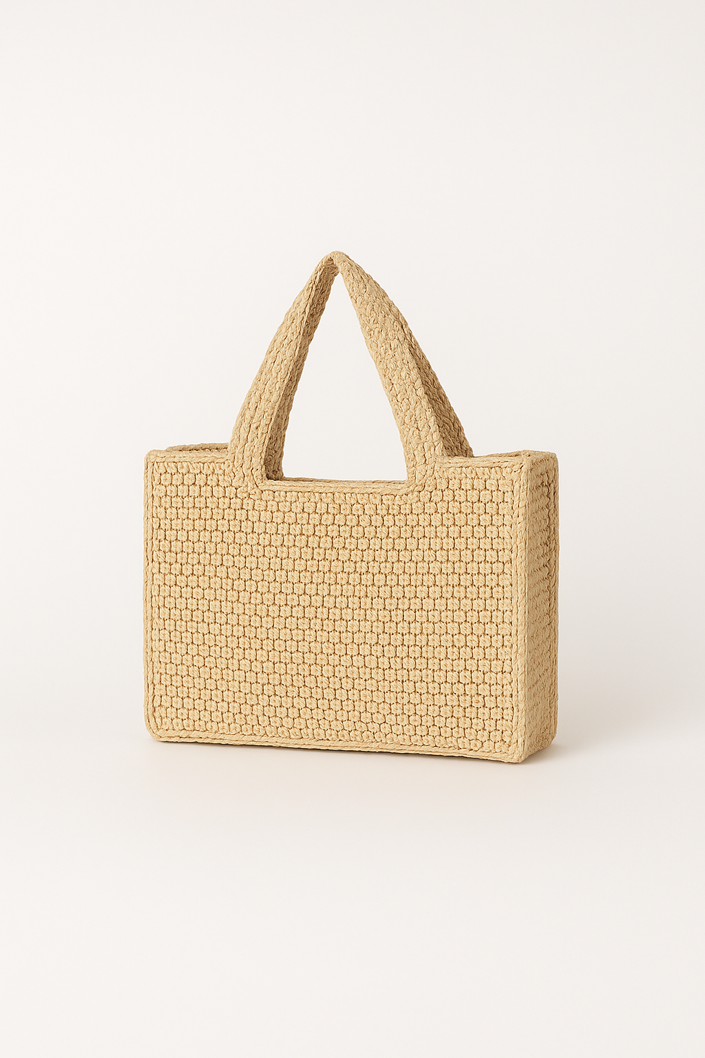 The Nomad Tote Woven Straw Beach Bag