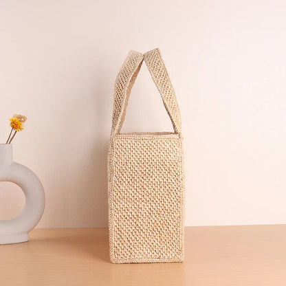 The Nomad Tote Woven Straw Beach Bag