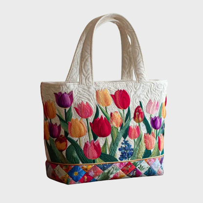 The Tulip Tote - Quilted Bag