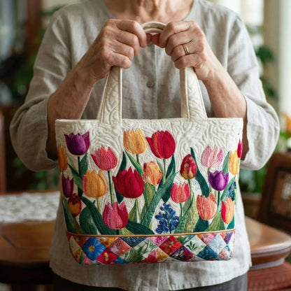 The Tulip Tote - Quilted Bag