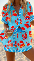 The Coastal Edit - Shorts & Shirt Co-Ord
